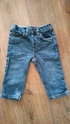 Spodnie jeansy 9-12 msc rurki 74-80cm
