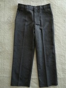 Eleganckie szare spodnie wizytowe w kant 116 - 122