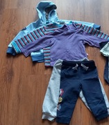 Zestaw paka ubrań dla chłopca 80-86 spodnie bluza