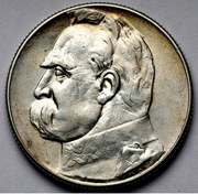 Moneta obiegowa II RP 5zł Józef Piłsudski 1934r 