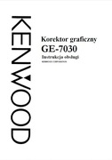 INSTRUKCJA KOREKTOR KENWOOD GE-7030 ORYGINAŁ