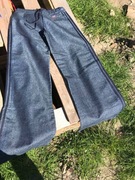spodnie jeans z lampasem rozm 140 -158 cm