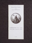 LEOPOLITANA 1751-1939 MEDALE, PLAKIETY
