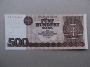 Niemcy NRD 500 marek 1985 ser.AB  UNC