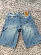 Krótkie spodenki jeansowe H&M r.152