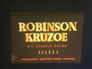 Bajka na rzutnik Robinson Kruzoe cz. 2