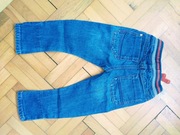 Next 92 cm spodnie jeansowe na gumie w pasie 