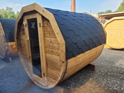 sauna drewniana BECZKA ogrodowa*200x200