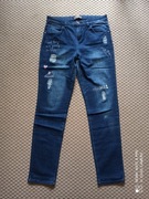 Spodnie jeansowe dziewczęce r. 164