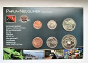 Zestaw monet w blistrze - PAPUA NOWA GWINEA