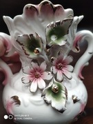 Stary porcelanowy włoski wazon / dzbanek sygnowany