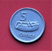 5 Centów 1987 r -   Fiji   stan !!