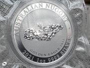 Srebrna moneta Australian Nugget GOLDEN EAGLE