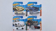 Zestaw 4 samochodzików HotWheels