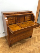 Sekretera biedermeier cylindryczna