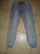 Spodnie młodzieżowe  jeansy szare r.164