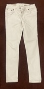 Ralph Lauren oryginalne jeansy rurki białe 7lat