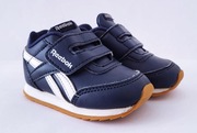 Skórzane granatowe buty adidasy Reebok 20