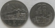 Rumunia 25 bani i 1 leu 1966, KM#94 i 95