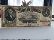 2$ Two Dollars 1917 r Banknot USA