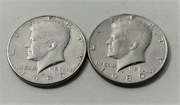 1/2 dolar 1980 P i D half dollar Kennedy (2 sztuki) Stan!!!