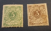 Znaczki Niemcy 1889 czyste