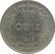Rumunia 100 lei 1943, KM#64