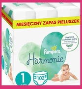 MEGA Pieluszki Pampers Harmonie 1 2-5 kg 102