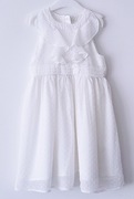 Piękna biała sukienka Smyk Cool Club 104/110