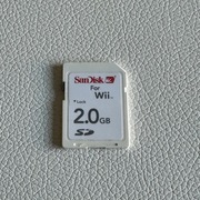 Oryginalna Karta SD 2 GB do Wii | Kolekcjonerska!