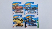 Zestaw 4 samochodzików HotWheels