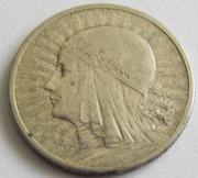 2 złote Głowa Kobiety 1933 r. (2) Ag oryginał