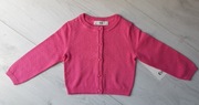 Kardigan dziewczęcy, R.92, różowy C&A, sweterek 