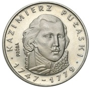 PRÓBA Nikiel 500 złotych 1976 Kazimierz Pułaski