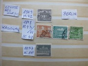 5szt.znaczki Mi42,Mi140 Niemcy 1949 BERLIN RFN BRD