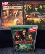 PIRACI Z KARAIBÓW, 3XDVD, LEKTOR PL, JOHNNY DEPP 