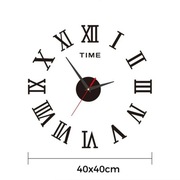 Zegar ścienny DIY naklejany na ścianę 40cm 