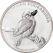 KOOKABURRA 2010 AUSTRALIA 1$ 1oz. 