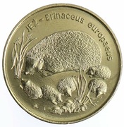 Moneta kolekcjonerska zwierzęta świata, JEZ 