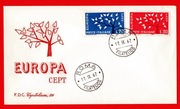 Włochy 1962 rok FDC z Mi 1129 - 1130 EUROPA CEPT