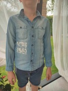 Koszula coccodrillo 128 miękki jeans chłopiec