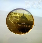 Moneta 2 złote 2005r Jan Paweł II grading EEC GCN