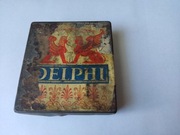 Stara puszka po papierosach Delphi  przed 1945r