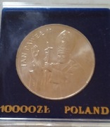 10000 zł Jan Paweł II 1987 Srebro