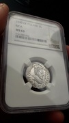 Trojak Ryga 1590 GE NGC MS63 Mint error