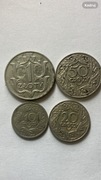 Zestaw4 monet 10gr,20gr,50gr 1923 1zł  1929
