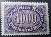 1_25.  1922. Reich. Mi 254 **