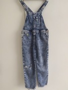 NEXT spodnie jeansy ogrodniczki dziura 4-5 lat 110