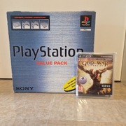 Konsola Sony PlayStation 1 Box (PSX) + gra (God of WAR Ascension PS3)