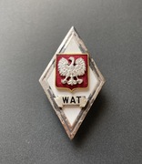 Odznaka absolwenta WAT LWP bez korony